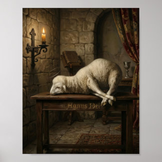 Póster Jesús Cordero de Dios - Agnus Dei