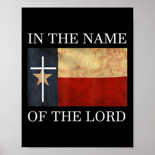 Póster Jesús Cristiano de Texas
