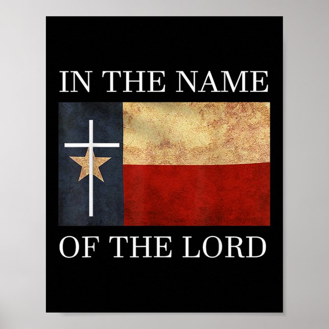 Póster Jesús Cristiano de Texas (Frente)