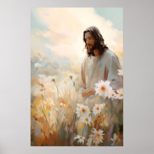 Póster Jesús Deja Los 99 Jesús Flor Silvestre Cristiano