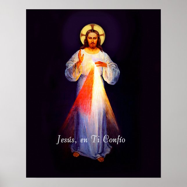 Póster Jesus Divina Misericordia Poster Spanish (Frente)