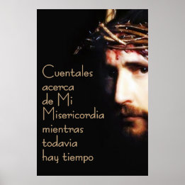 Póster Jesus Divina Misericordia Spanish Espanol Poster