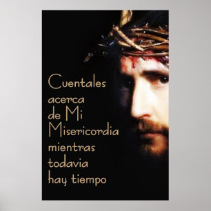 Póster Jesus Divina Misericordia Spanish Espanol Poster