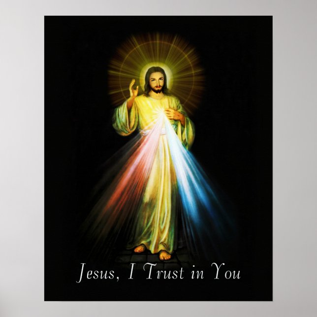 Póster Jesús Divine Mercy Poster (Frente)