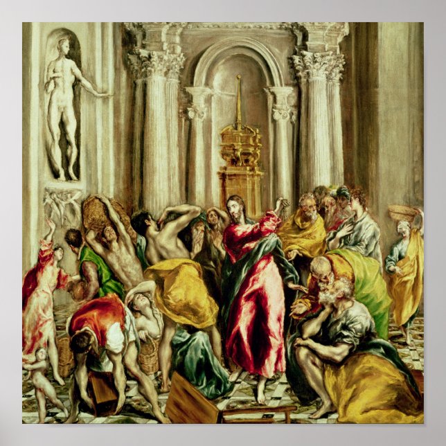 Póster Jesus Driving the Merchants from the Temple (Frente)