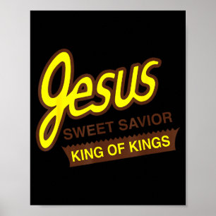 Póster Jesús Dulce Salvador Rey De Reyes Divertido J Cris