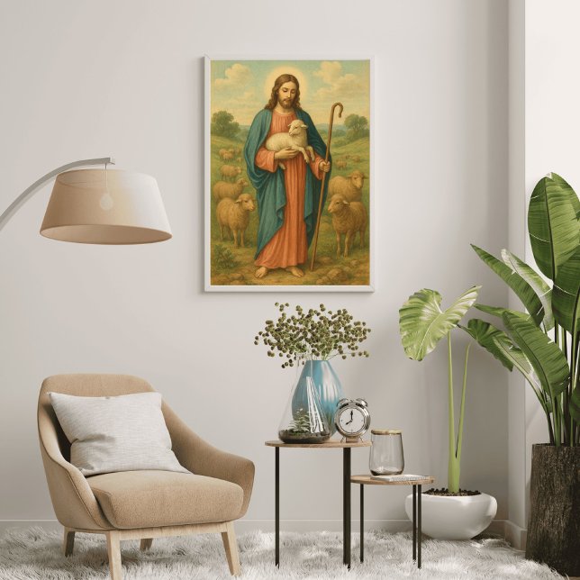Póster Jesús El Buen Pastor (Subido por el creador)