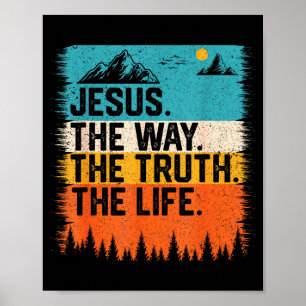 Póster Jesús El Camino Verdad Vida Mujeres Hombres Niños