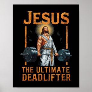 Póster Jesús, el cristiano supremo que levanta la muerte