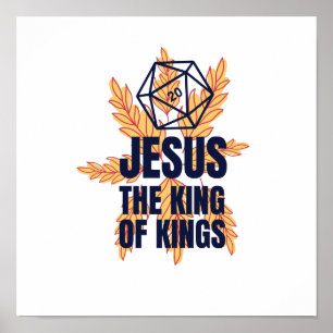 Póster Jesús el rey de los reyes