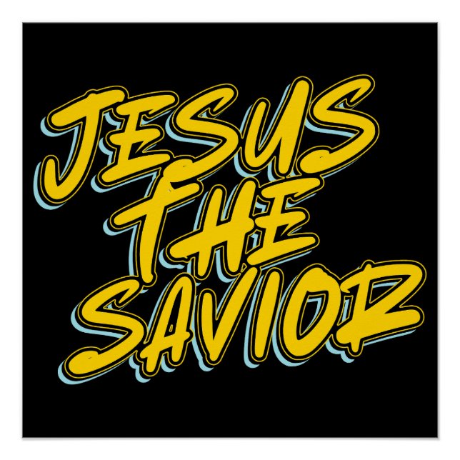 PÓSTER JESÚS EL SALVADOR (Anverso)