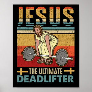 Póster Jesús El Último Gimnasio Gracioso De La Muerte