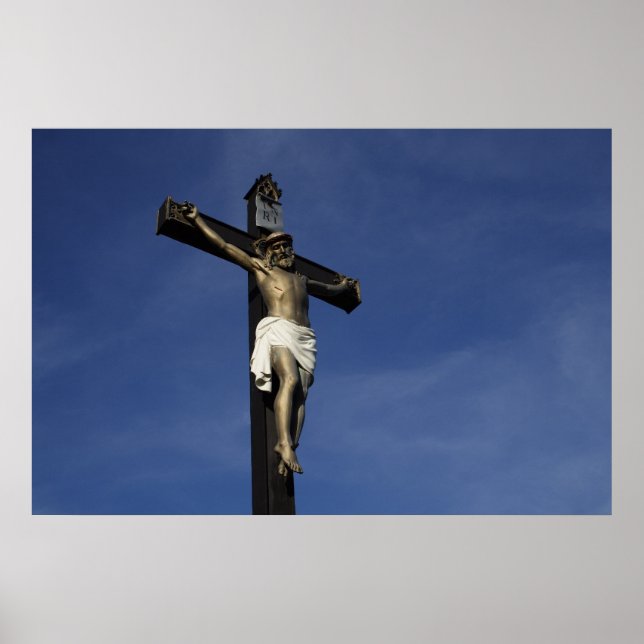 Póster Jesús En La Cruz (Frente)