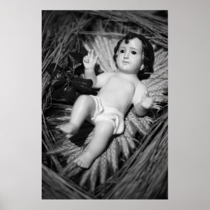 Póster Jesús en la cuna