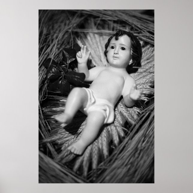 Póster Jesús en la cuna (Frente)