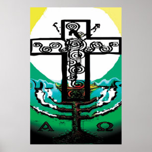 Póster Jesús en la Eucaristía