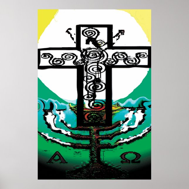 Póster Jesús en la Eucaristía (Frente)