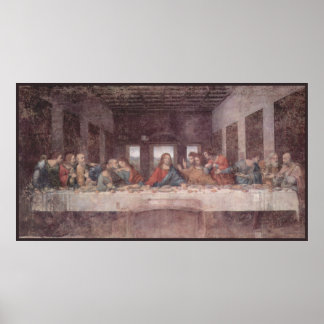 Póster Jesús en La Última Cena, Leonardo da Vinci