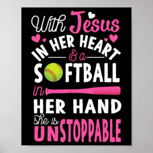 Póster Jesús En Su Corazón Suave Mano Regalo Divertido De