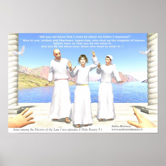 Póster Jesús entre los Doctores de la Ley (dos episodios) (Frente)