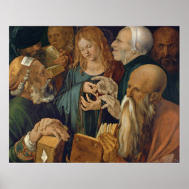 Póster Jesús entre los Médicas de Albrecht Durer