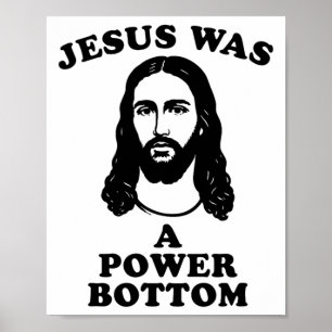 Póster Jesús Era Un Fondo De Poder Divertido Orgullo Navi