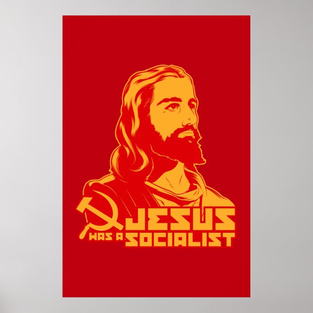 Póster Jesús era un socialista (Frente)