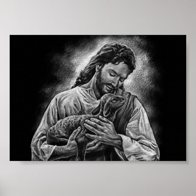 Póster Jesús Es El Buen Pastor (Frente)