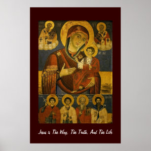 Póster Jesús es el camino, la verdad y la vida