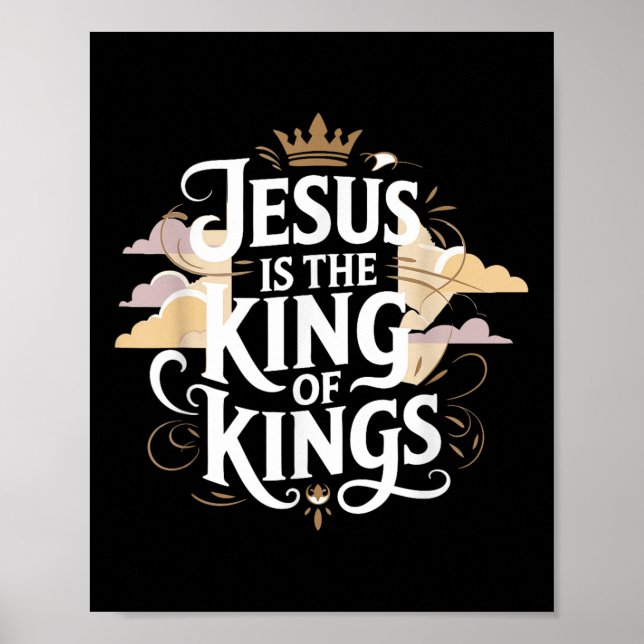 Póster Jesús Es El Rey De Los Reyes (Frente)