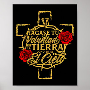 Póster Jesús es el Rey Yeshua Religioso Cristiano Ver