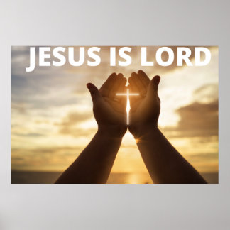 Póster Jesús es el Señor