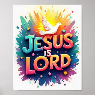 Póster Jesús es el Señor