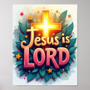 Póster Jesús es el Señor
