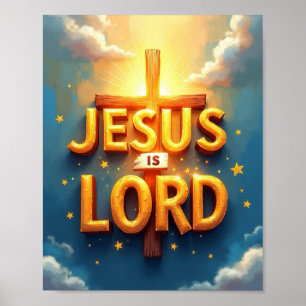 Póster Jesús es el Señor