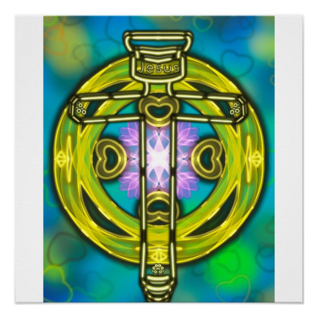 Póster Jesús es la luz que busco  (Anverso)
