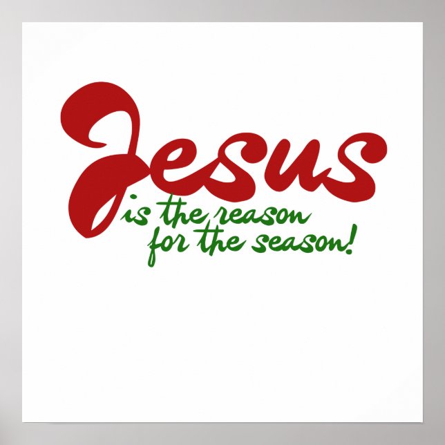 Póster Jesús es la razón de la temporada (Frente)