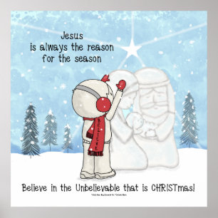 Póster Jesús es la razón de la temporada