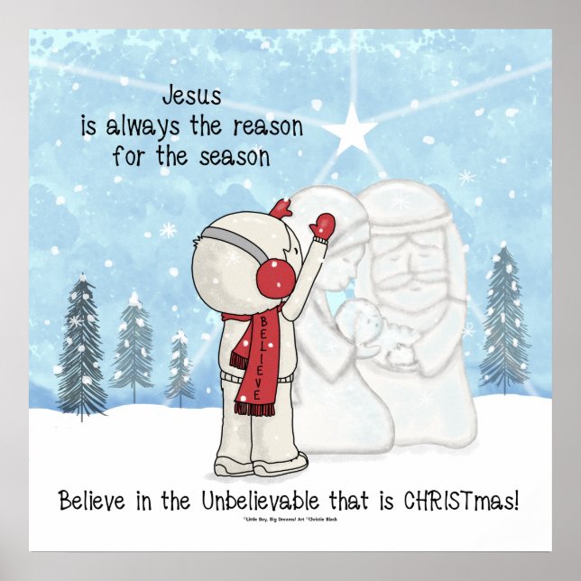 Póster Jesús es la razón de la temporada (Frente)