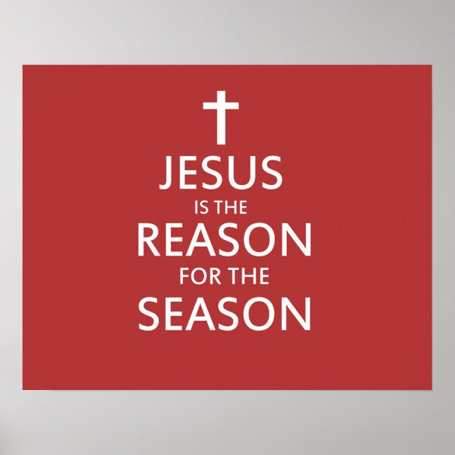 Póster Jesús es la razón de la temporada (Frente)