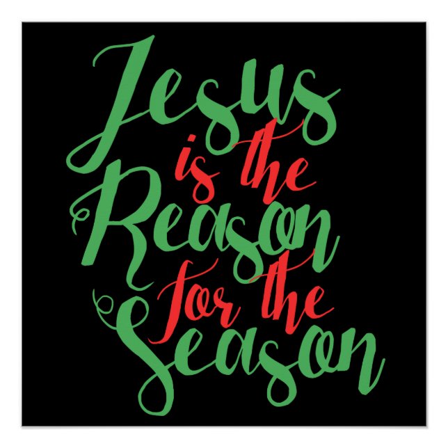 Póster Jesús es la razón de la temporada (Anverso)
