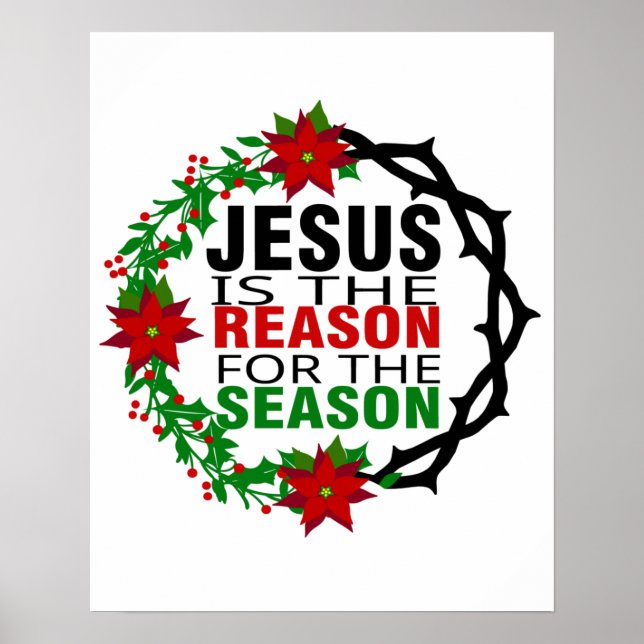 Póster Jesús es la razón de la temporada (Frente)