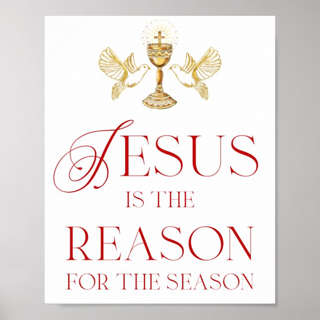 Póster Jesús Es La Razón De La Temporada (Frente)