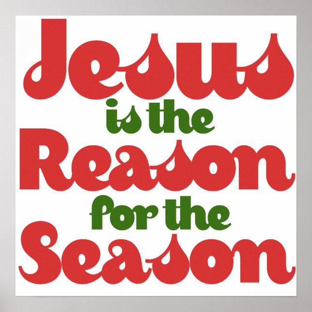 Póster Jesús es la razón de la temporada (Frente)