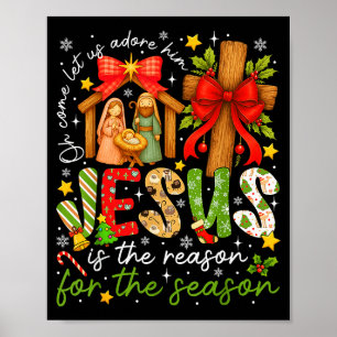 Póster Jesús Es La Razón De La Temporada Cristiano Chris