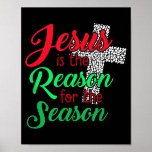 Póster Jesús Es La Razón De La Temporada Cristiano Chris