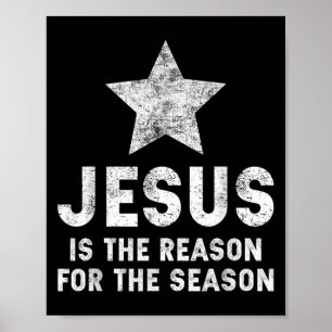 Póster Jesús Es La Razón De La Temporada Fe Cristiana