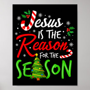 Póster Jesús Es La Razón De La Temporada Fe Cristiana