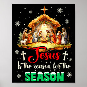 Póster Jesús Es La Razón De La Temporada Fe Cristiana