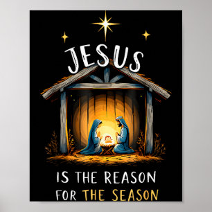 Póster Jesús Es La Razón De La Temporada Fe Cristiana
